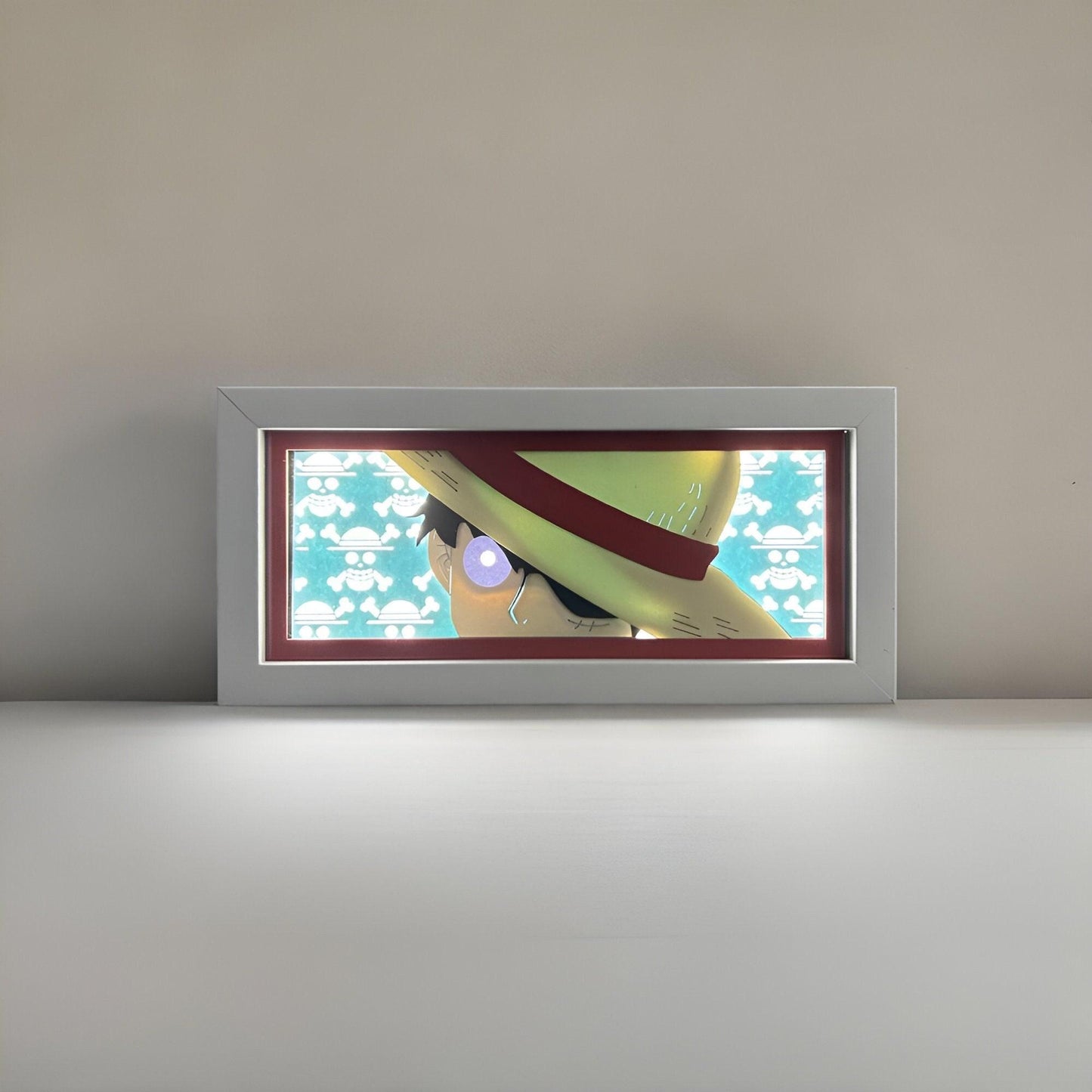 Straw Hat Luffy - One Piece Lightbox Decor
