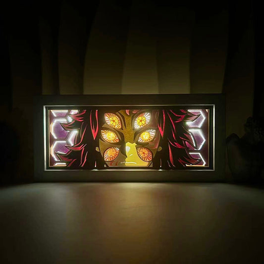 Kokushibo Six Eyes Light Box – Demon Slayer Lightbox Decor