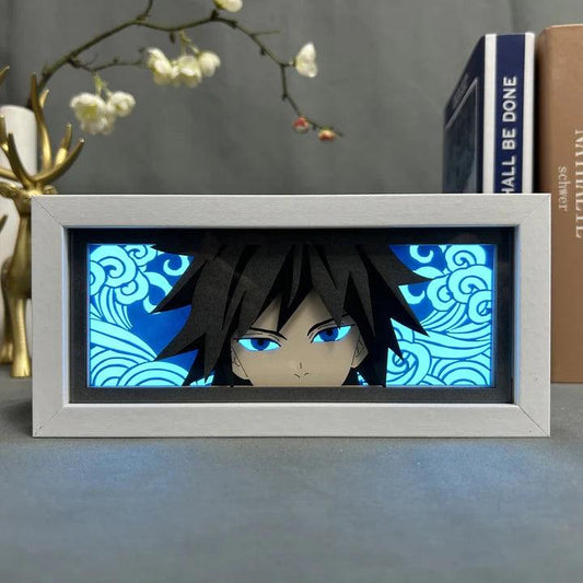 Giyu Light Box – Demon Slayer Lightbox Decor