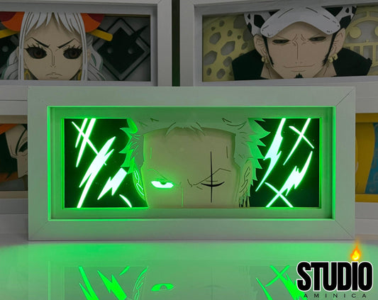 Zoro 2 - One Piece Lightbox Decor