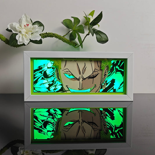 zoro 4 - One Piece Lightbox Decor
