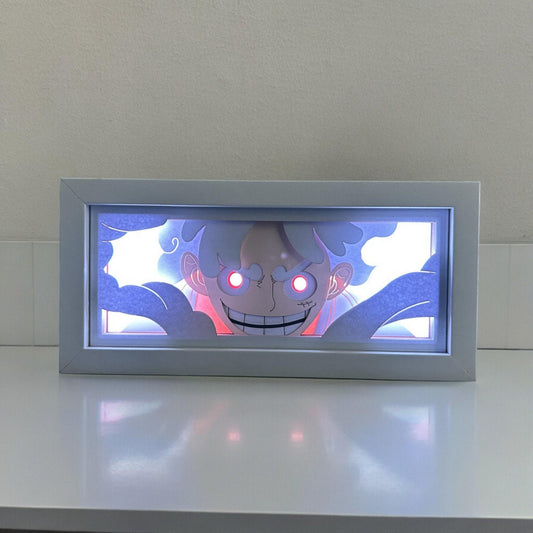 Luffy Gear 5 - One Piece Lightbox Decor