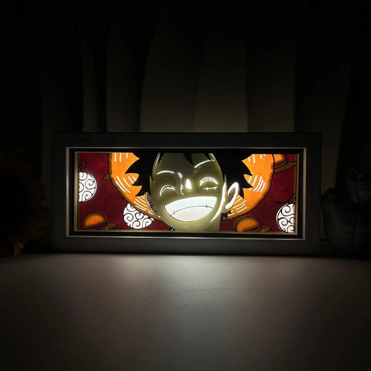 Luffy Smile - One Piece Lightbox Decor