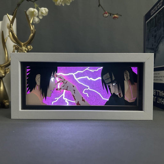Itachi x Sasuke Light Box | Naruto Light Box Showcase